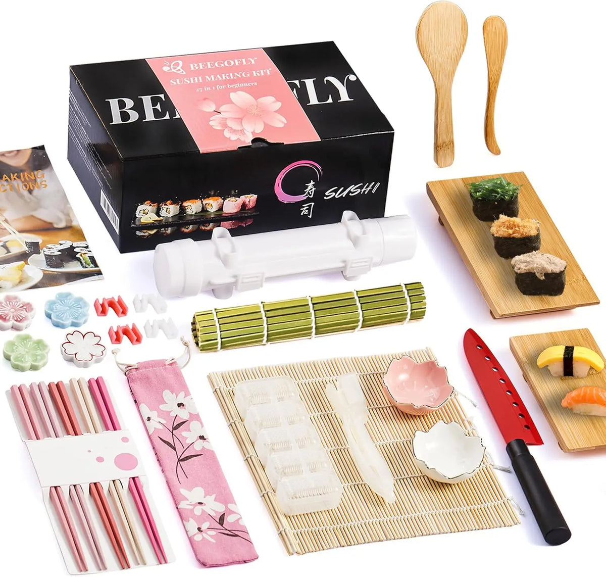 Kit Fabricacion Sushi Japones Sakura 🍣🍥🌸