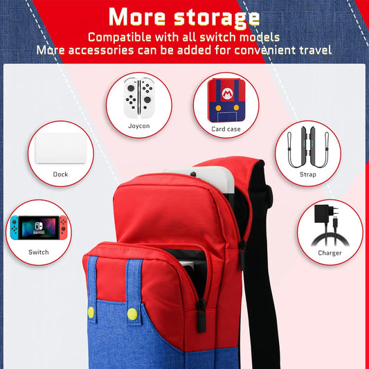 Bolso de viaje Para tu Nintendo Switch 🎮🍄 - Mario