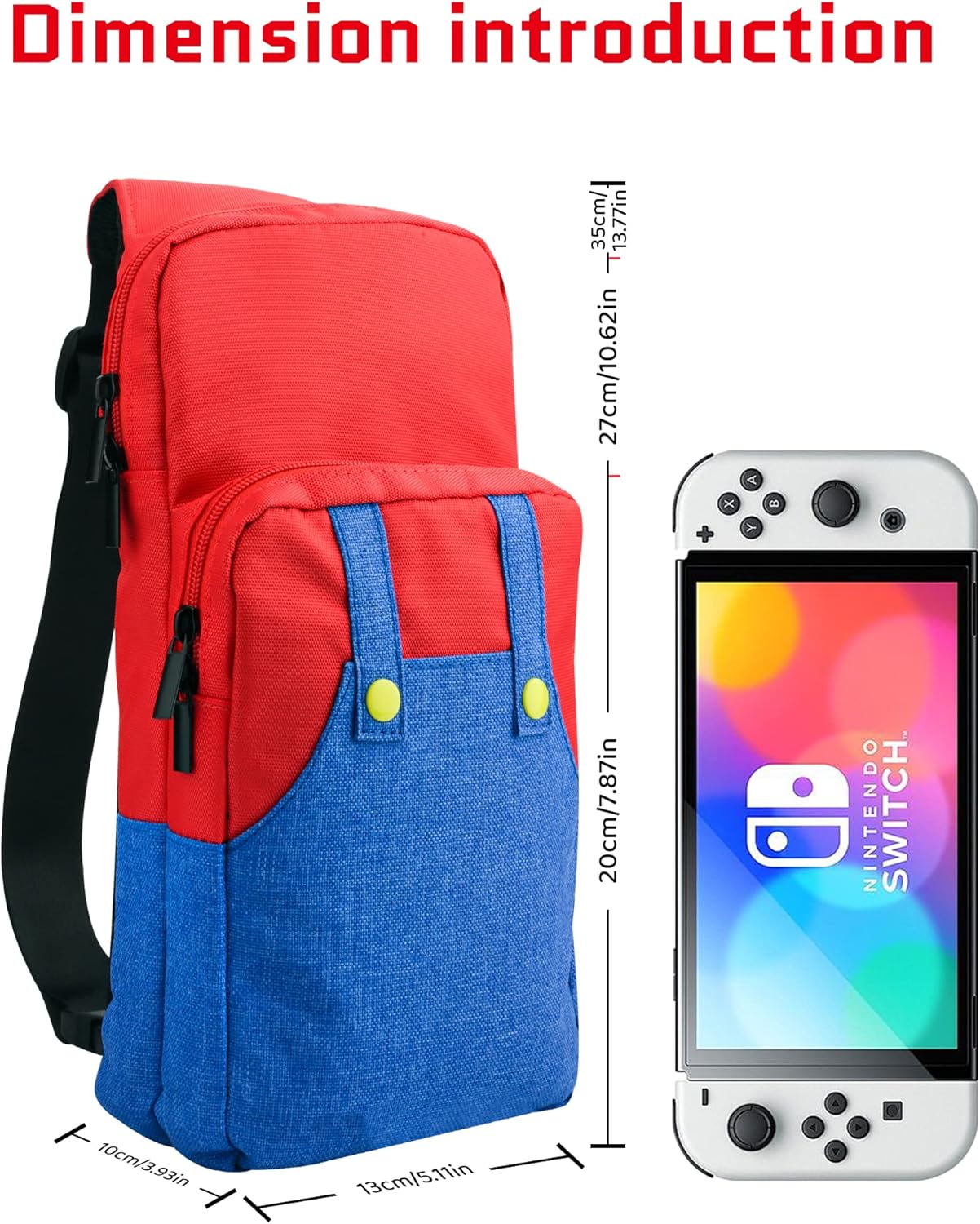 Bolso de viaje Para tu Nintendo Switch 🎮🍄 - Mario