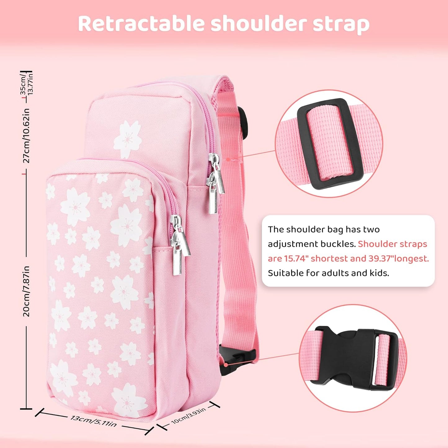 Bolso de viaje Para tu Nintendo Switch 🎮🌸 - Sakura