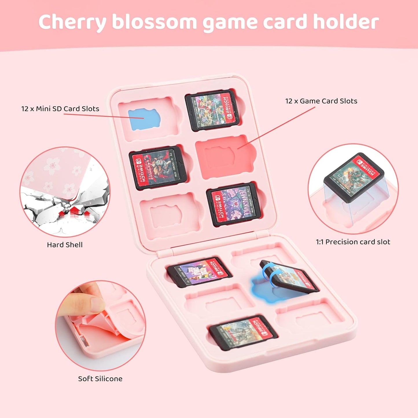 Bolso de viaje Para tu Nintendo Switch 🎮🌸 - Sakura