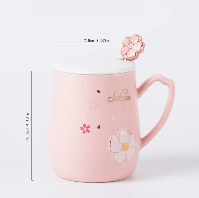 🌸 Taza de Cerámica Sakura ☕✨