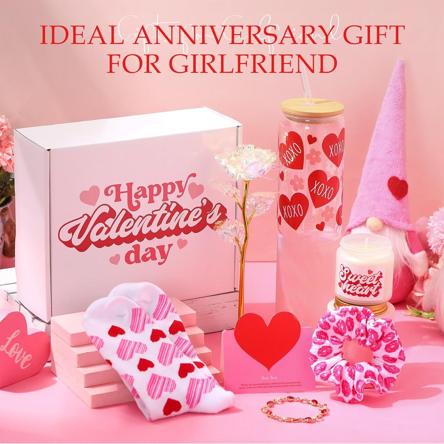 Caja Regalo San Valentin - Rojo pasion