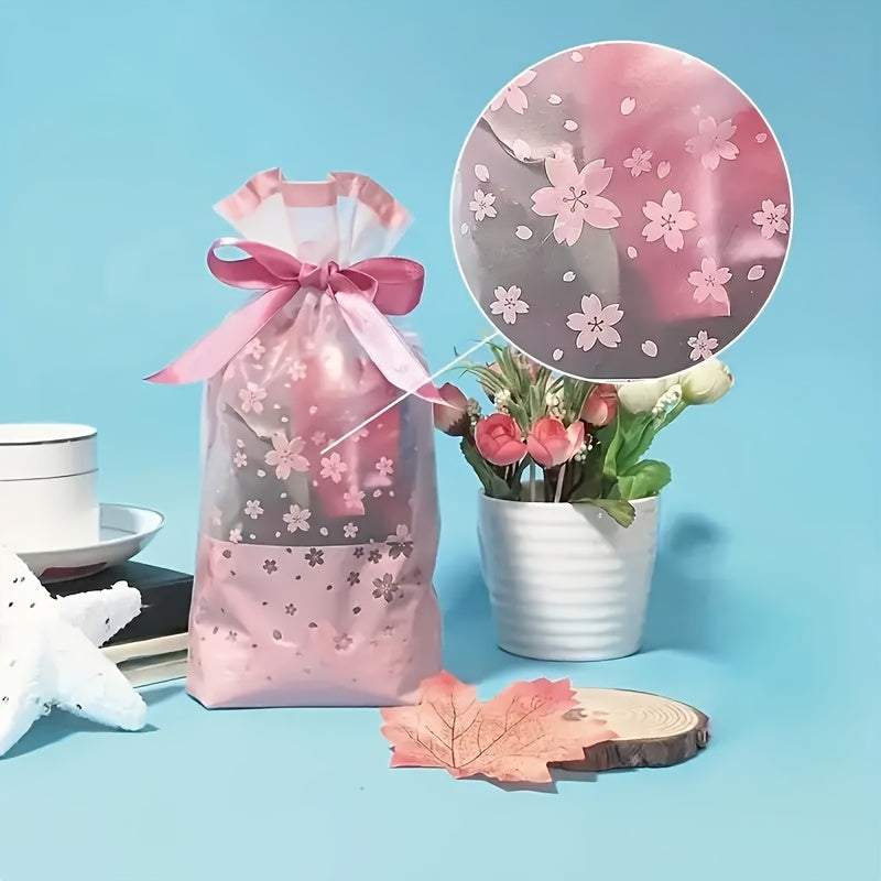 🎁 Set de 50 Bolsitas Sakura con Cordón