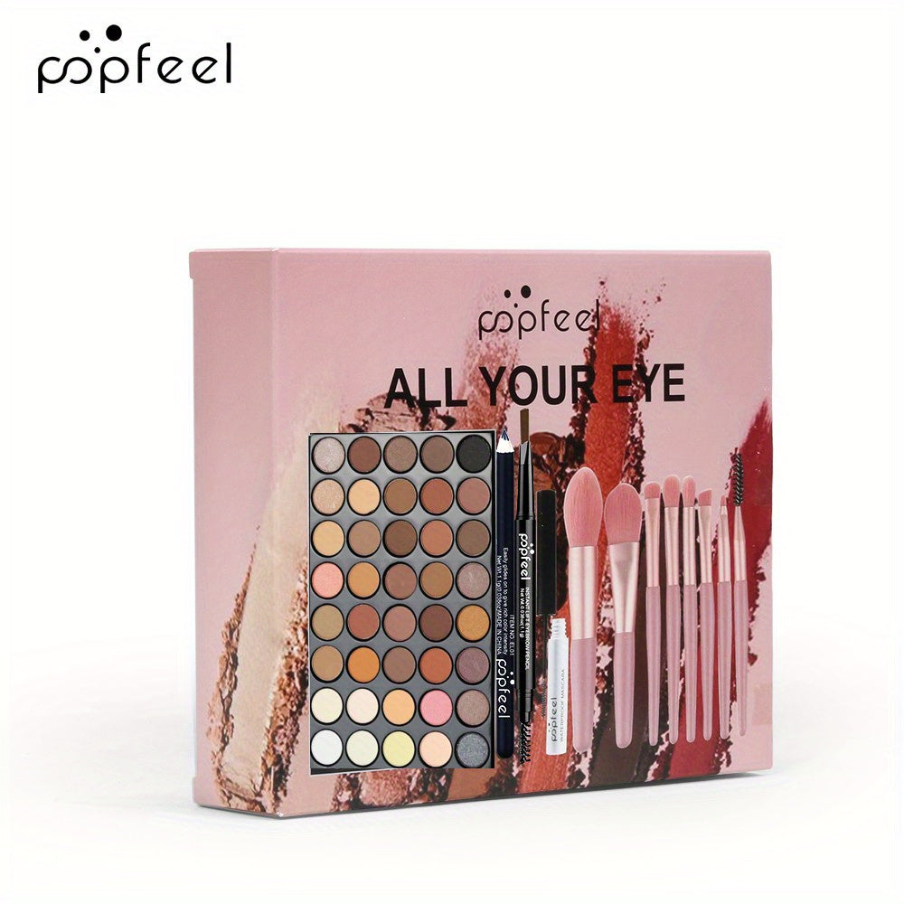 Paleta de Sombras 40 Colores 🎨🟥🟧🟨🟩🟦🟫⬛