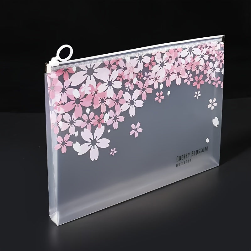 🌸 Set de 4 carpetas/Sobres Impermeables – Tamaño A4