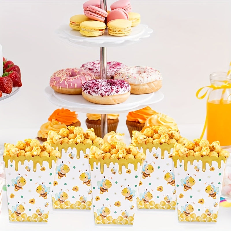 Cajas para golosinas “Bee Party” (x10)