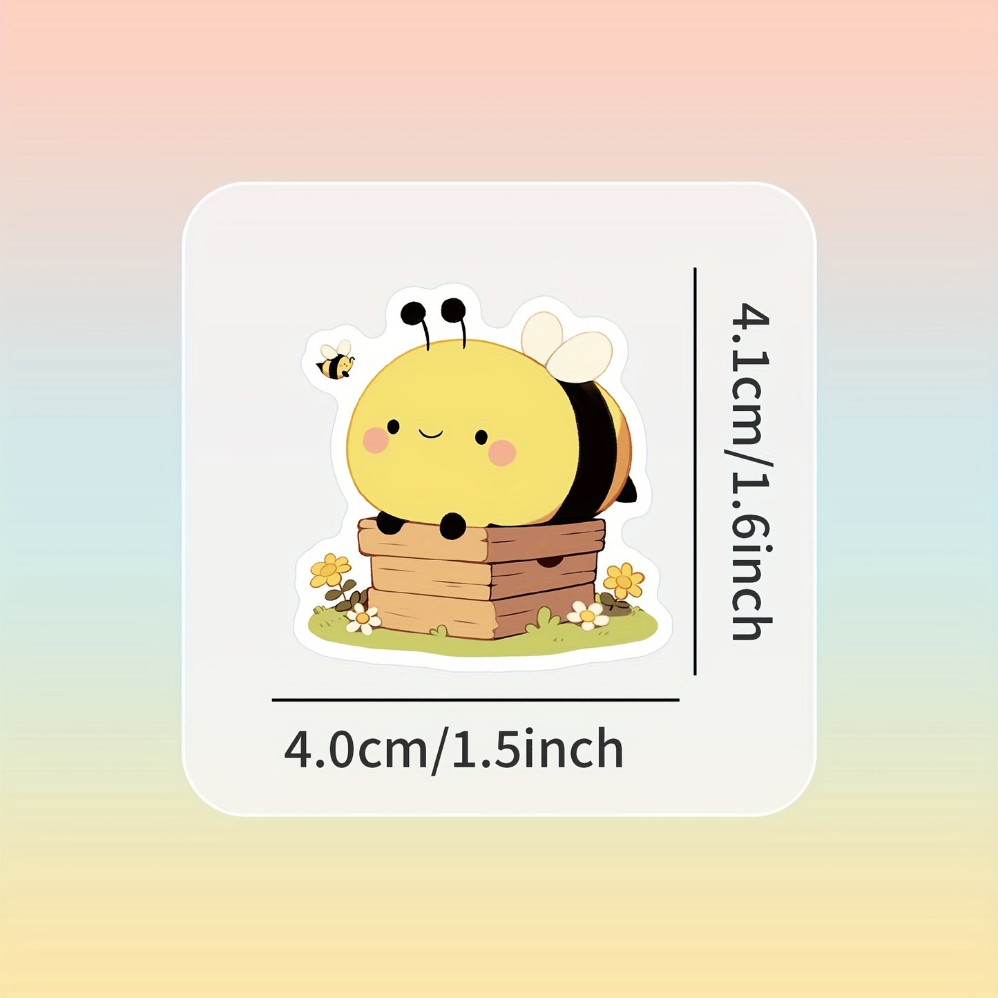 Set de 55 Stickers de Abejitas 🐝
