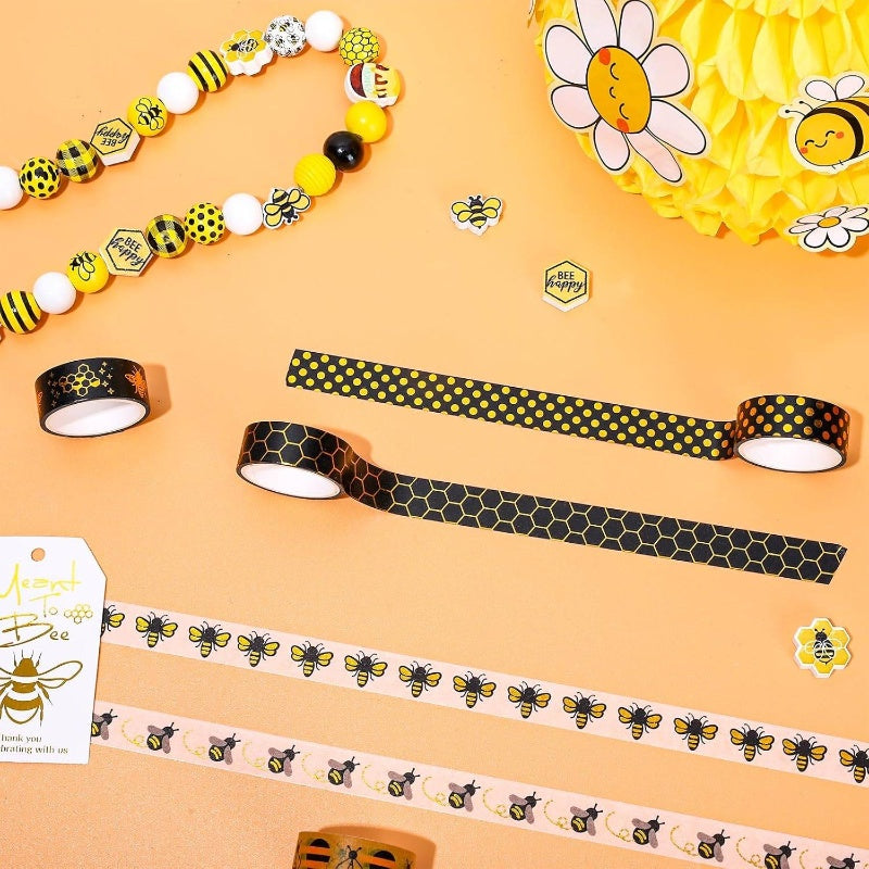 Set 12 Washi Tape “Bee Party” 🌼🐝