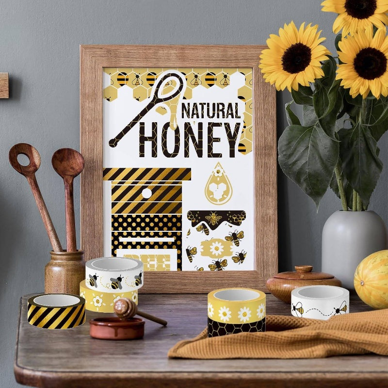 Set 12 Washi Tape “Bee Party” 🌼🐝