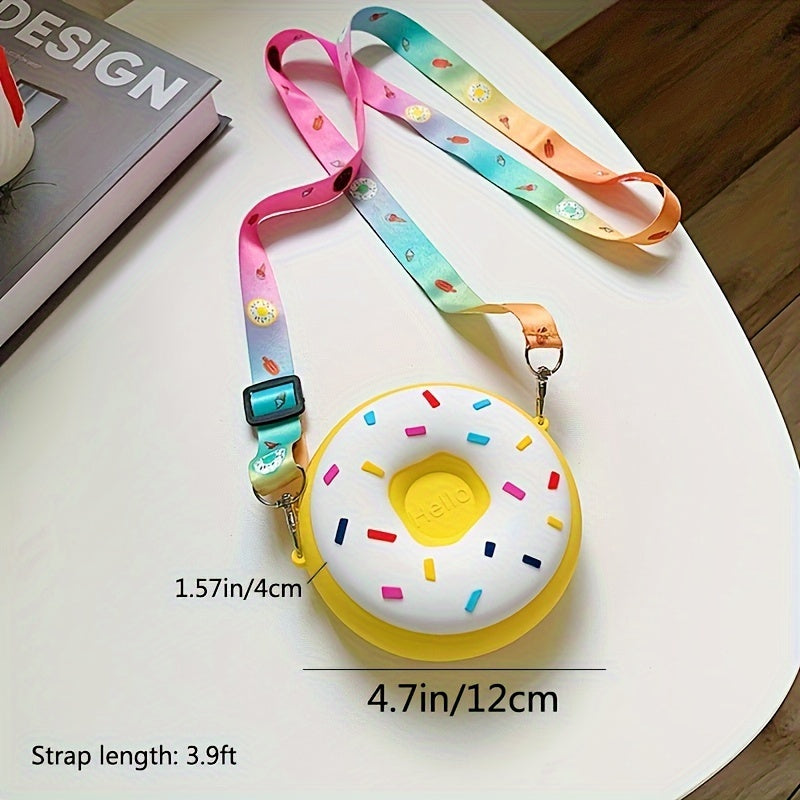 🍩Set de 4 Bolsos de Silicona “Donut Crossbody Mini”