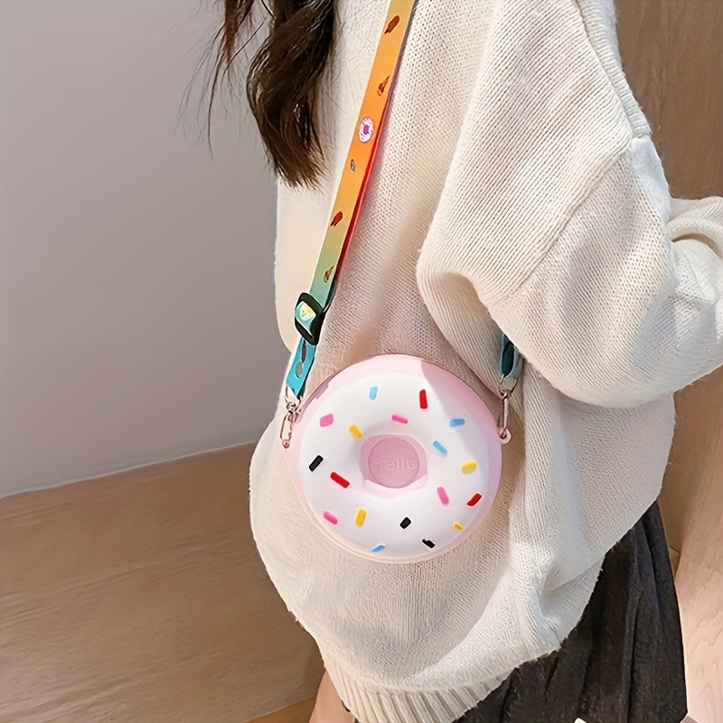 🍩Set de 4 Bolsos de Silicona “Donut Crossbody Mini”