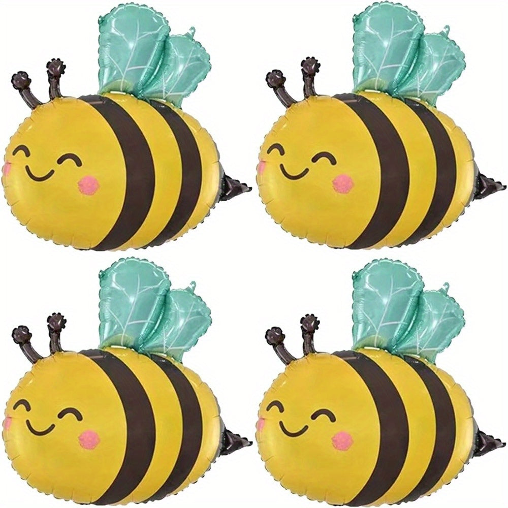 🐝🎈 Globos “Bee Party” – Set de 4 Globos (31 pulgadas)