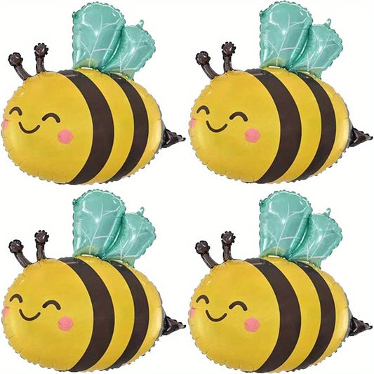 🐝🎈 Globos “Bee Party” – Set de 4 Globos (31 pulgadas)