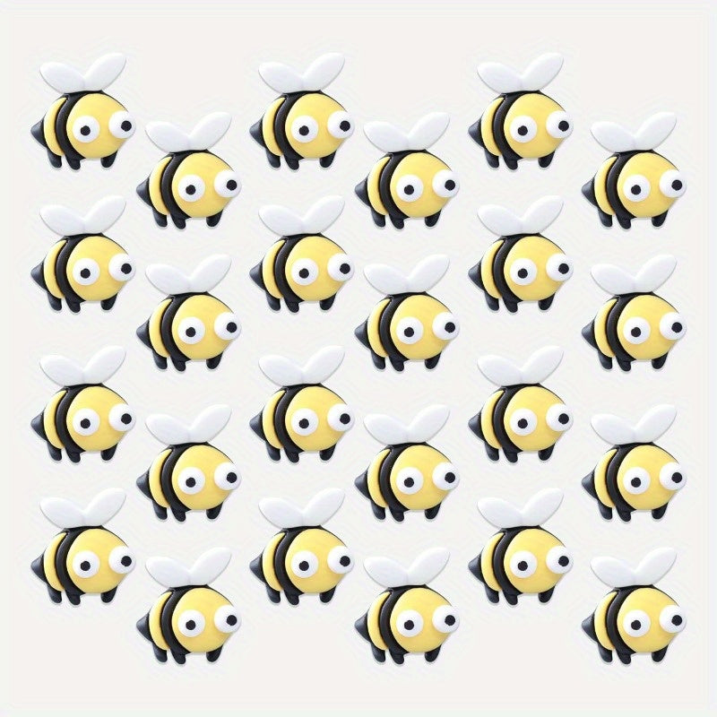 Set de 24 Figuras de Abeja Pintadas a Mano 🐝