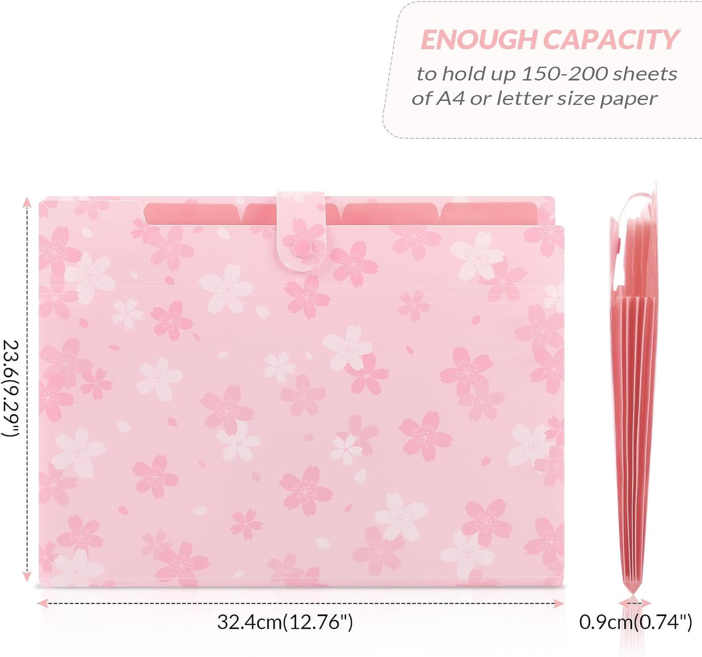 Carpeta de Archivos Expandible - Sakura Pink 🌸