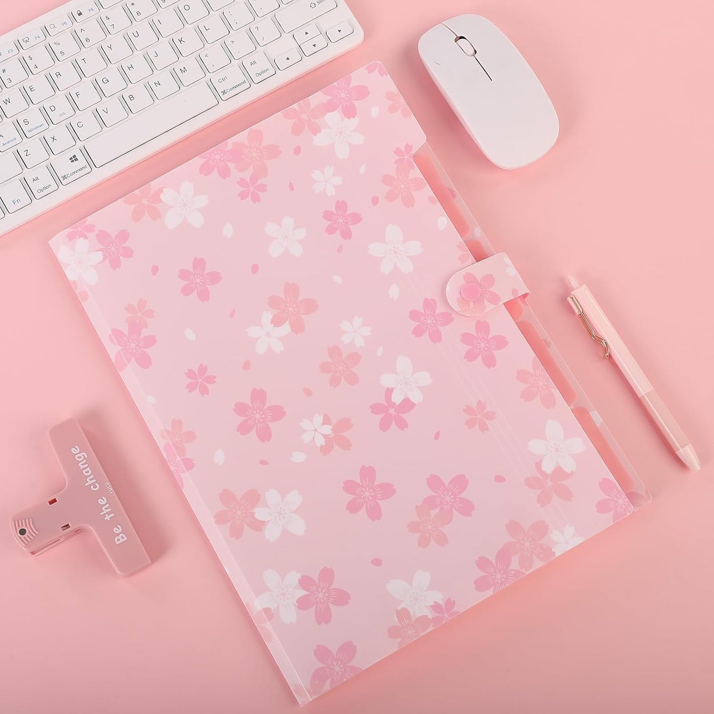 Carpeta de Archivos Expandible - Sakura Pink 🌸