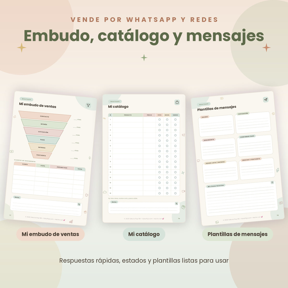 Planner de Contenido para Redes Sociales A5 | Organización de Contenido en Formato Compacto