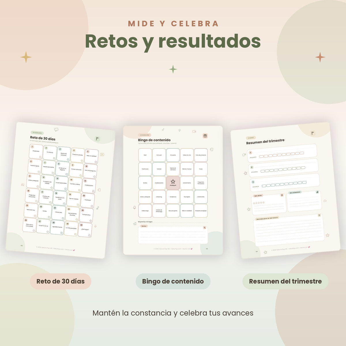 Planner de Contenido para Redes Sociales A4 | Organiza, Crea y Vende Más