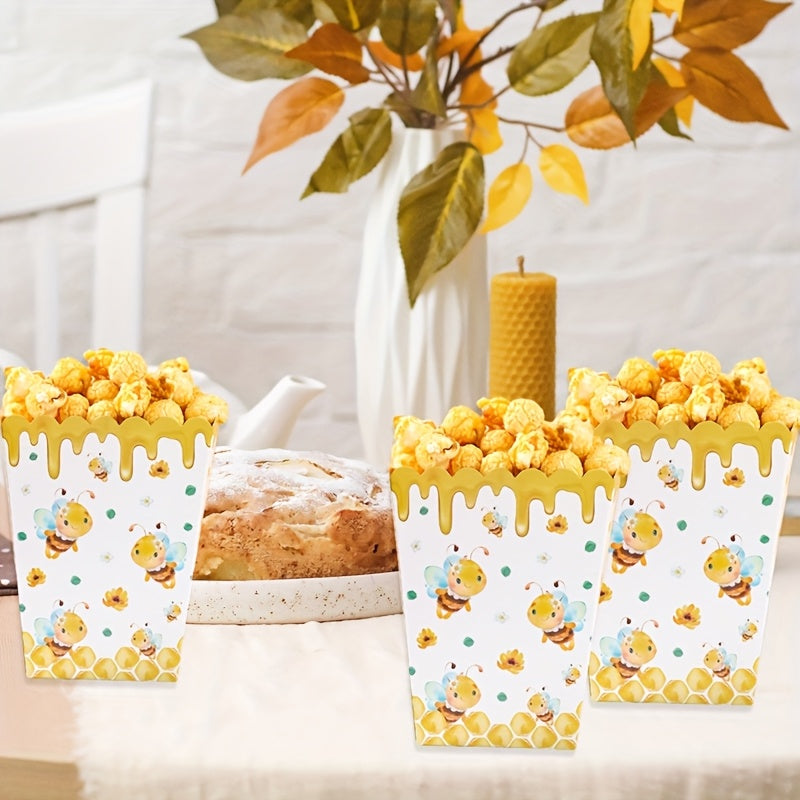 Cajas para golosinas “Bee Party” (x10)