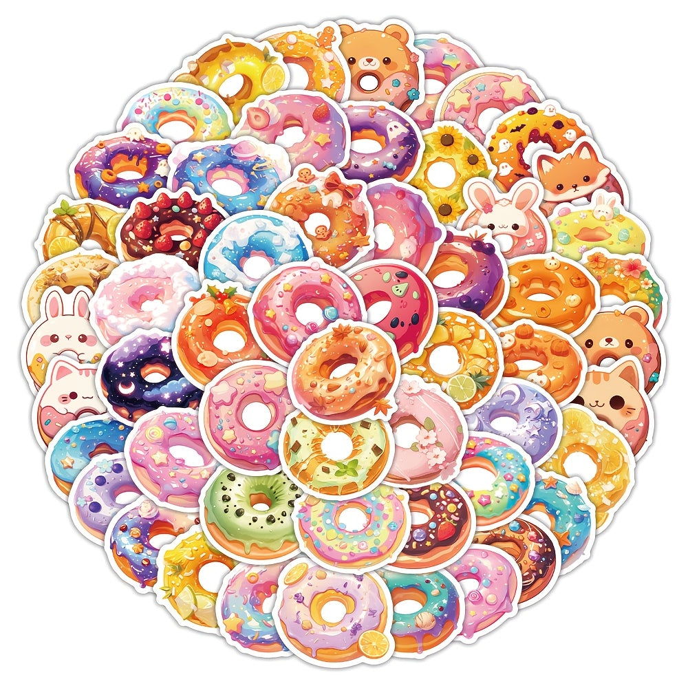 🍩 Stickers “Donut Pop” – Set de 80 Calcomanías Reutilizables