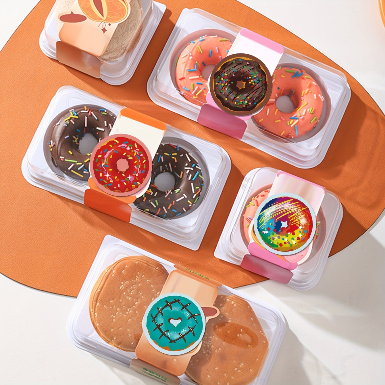 🍩 500 Stickers “Donut Gloss”