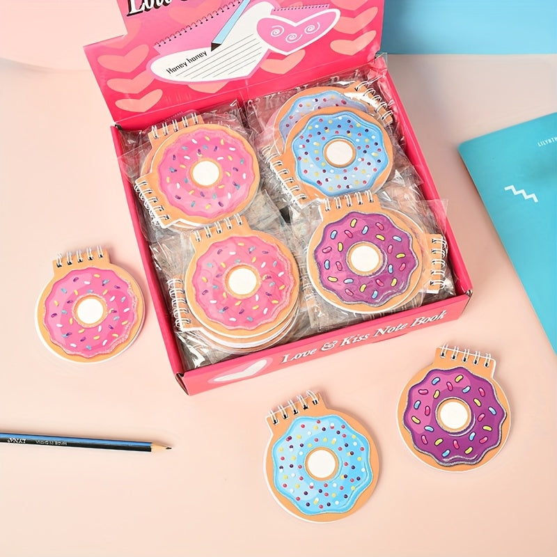 🍩 Set 12 Mini Libretas + 8 Lapiceros Temáticos