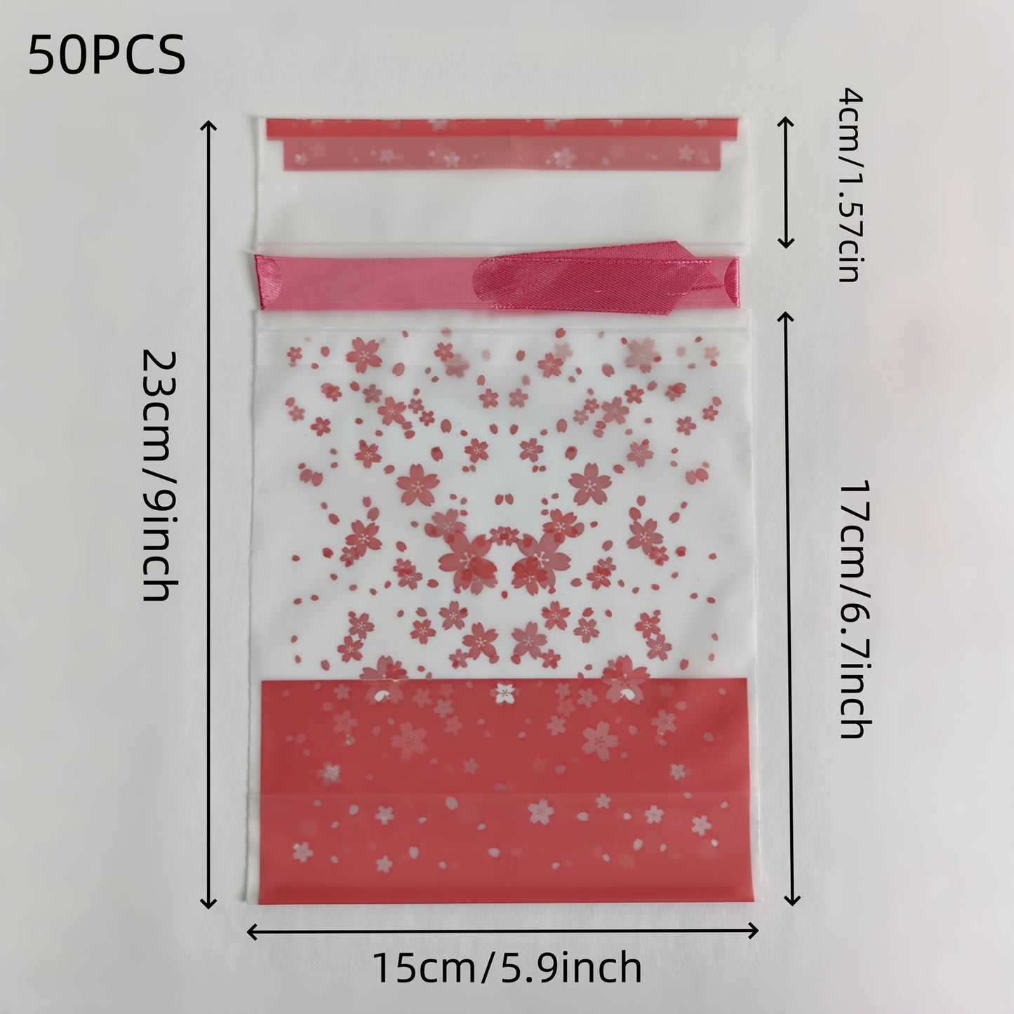 🎁 Set de 50 Bolsitas Sakura con Cordón