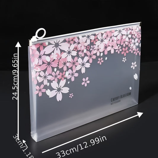 🌸 Set de 4 carpetas/Sobres Impermeables – Tamaño A4