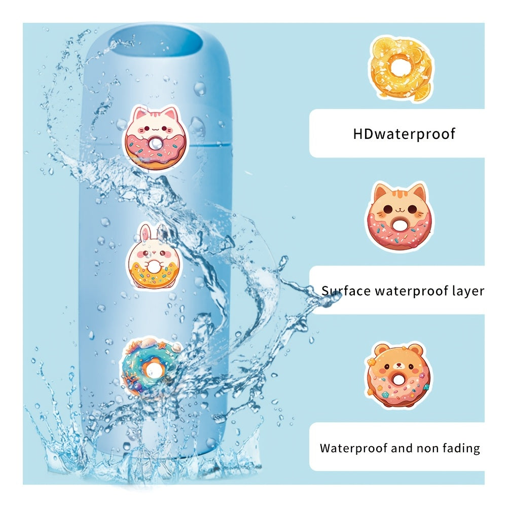 🍩 Stickers “Donut Pop” – Set de 80 Calcomanías Reutilizables