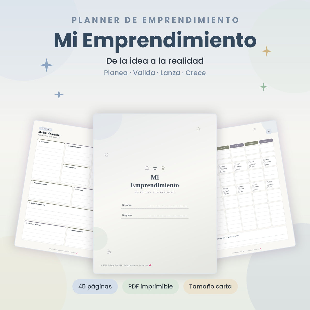 Mi Emprendimiento | Planner de Negocios y Emprendedores PDF