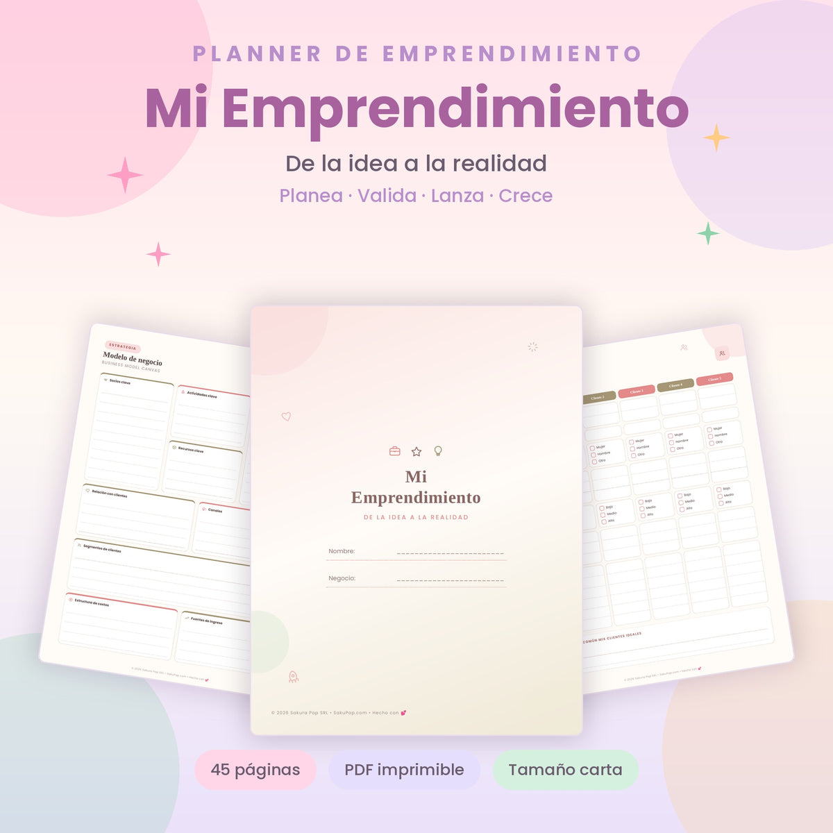 Mi Emprendimiento | Planner de Negocios y Emprendedores PDF