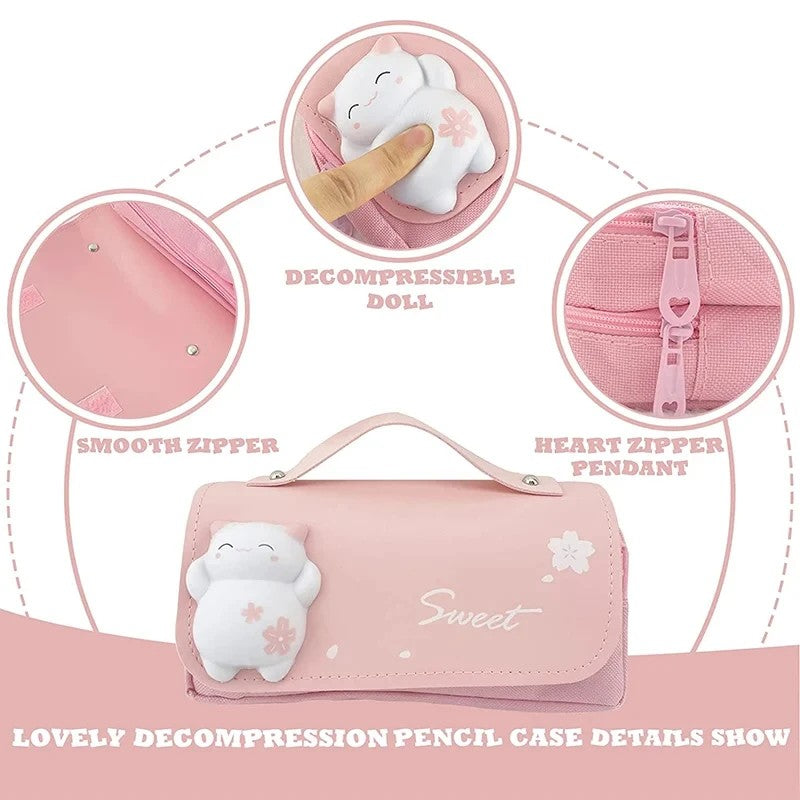 Estuche Kawaii porta lapices 🌈✨