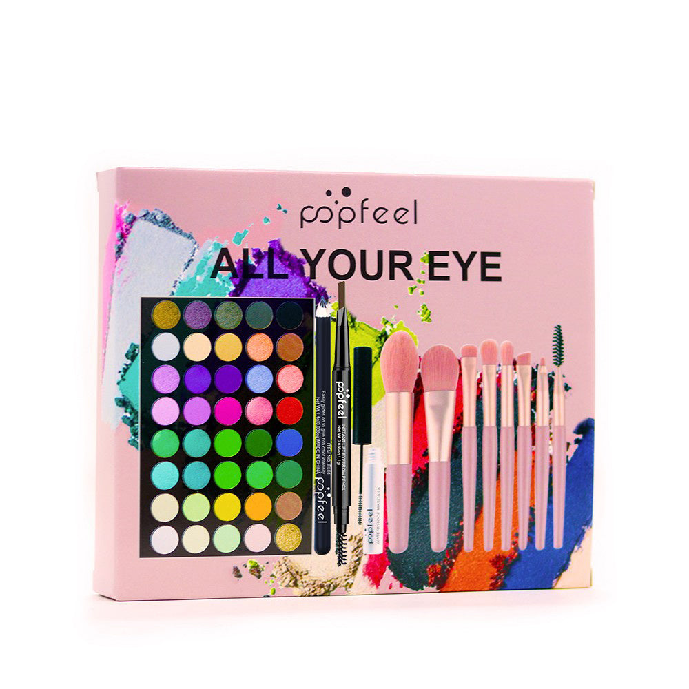 Paleta de Sombras 40 Colores 🎨🟥🟧🟨🟩🟦🟫⬛