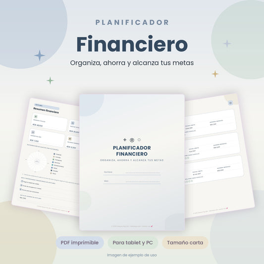 Planificador Financiero | Organiza tu Dinero, Ahorra y Cumple tus Metas PDF