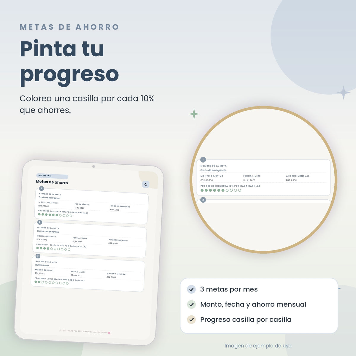 Planificador Financiero | Organiza tu Dinero, Ahorra y Cumple tus Metas PDF
