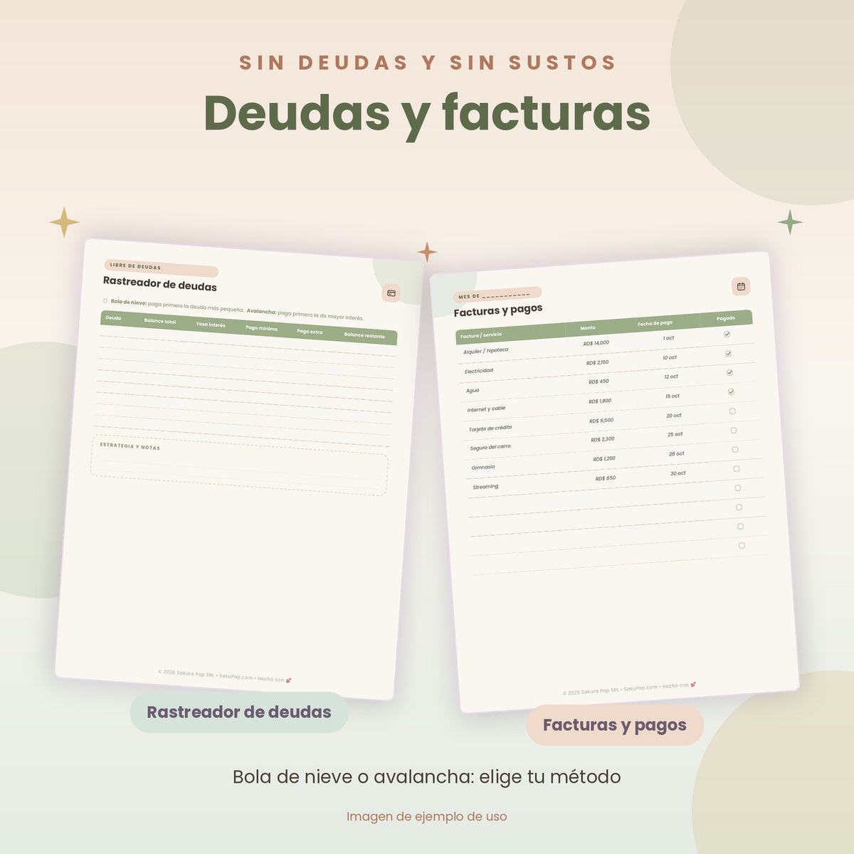 Planificador Financiero | Organiza tu Dinero, Ahorra y Cumple tus Metas PDF