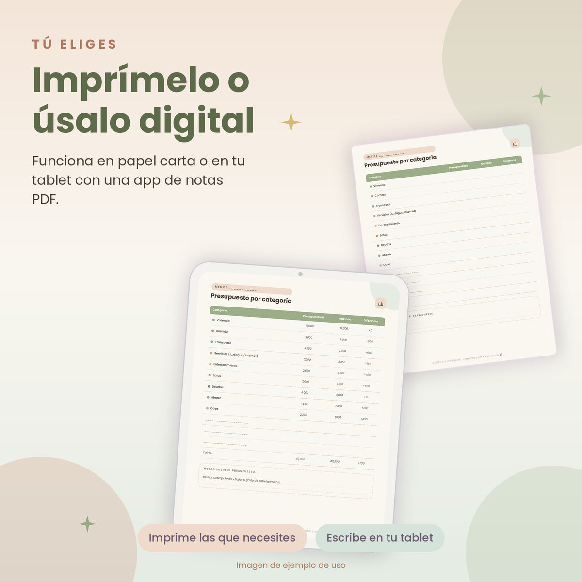 Planificador Financiero | Organiza tu Dinero, Ahorra y Cumple tus Metas PDF