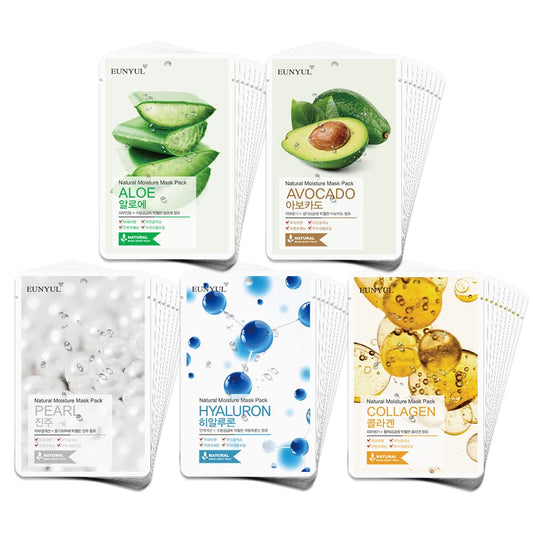 Pack de Mascarillas Faciales Coreanas X5 🌿💖