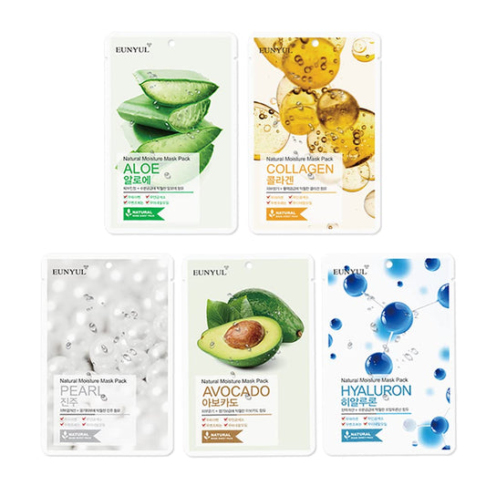 Pack de Mascarillas Faciales Coreanas X5 🌿💖