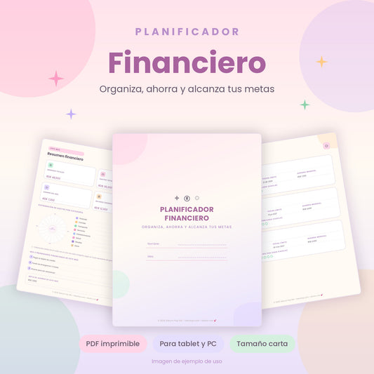 Planificador Financiero | Organiza tu Dinero, Ahorra y Cumple tus Metas PDF