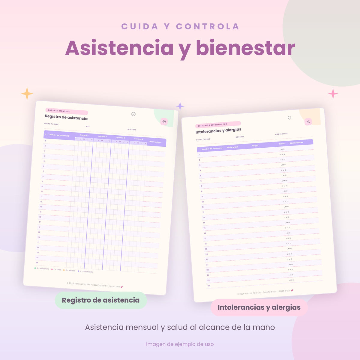Mi Diario Docente | Agenda y Organizador Escolar PDF Imprimible