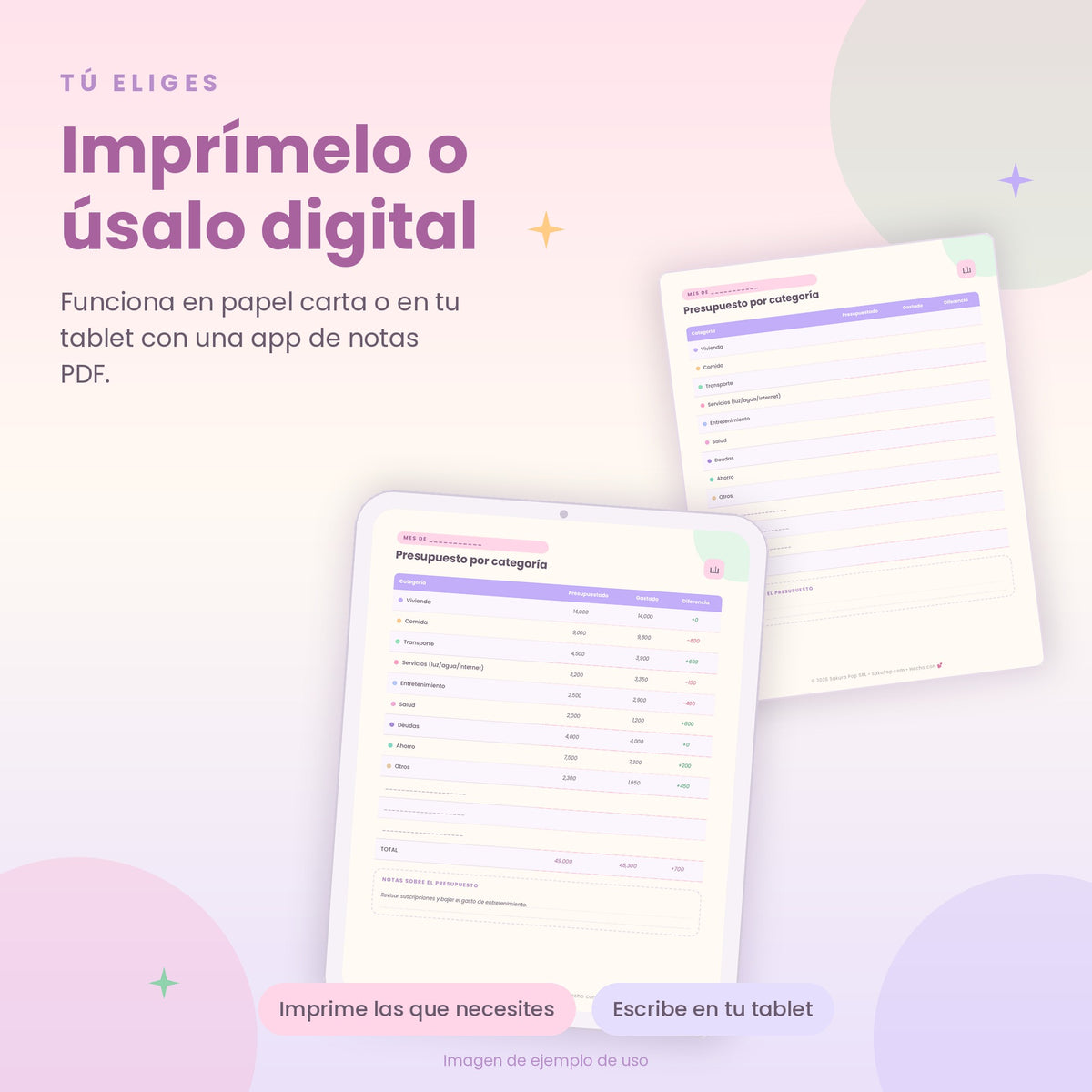Planificador Financiero | Organiza tu Dinero, Ahorra y Cumple tus Metas PDF