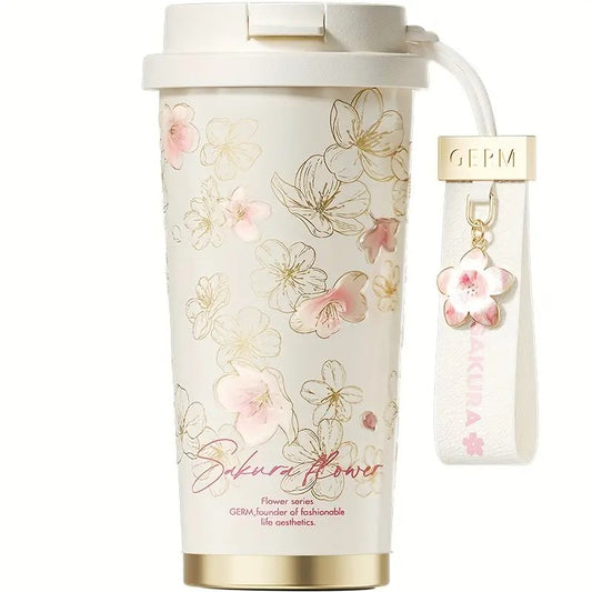 🌸 Vaso Térmica Cherry Blossom – 17 oz ☕